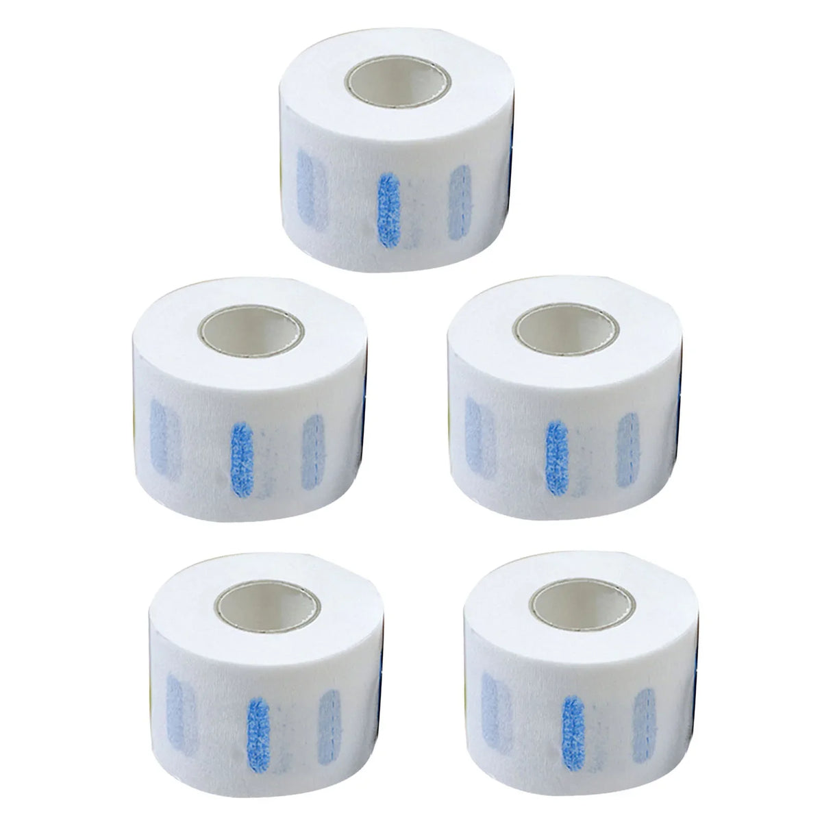 5 Rolls White Stretchy Barber Neck Strips | Hairdressing Paper Barber Neck Strips Qme