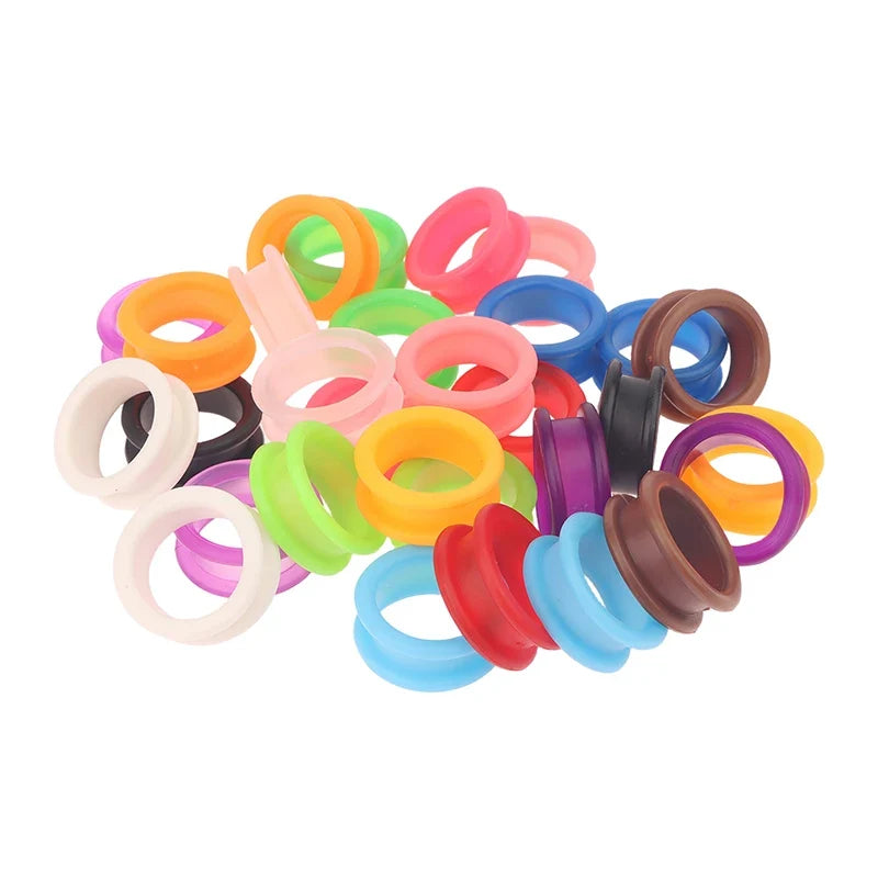 Barber Shears Silicone Finger Ring Grips Inserts – 15 Colors Scissor Finger Grips Qme