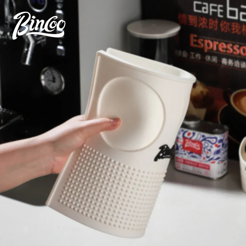 Bincoo Coffee Bar Mat – Tamping Mat & Slag Bucket Storage Set Coffee Bar Mat Qst