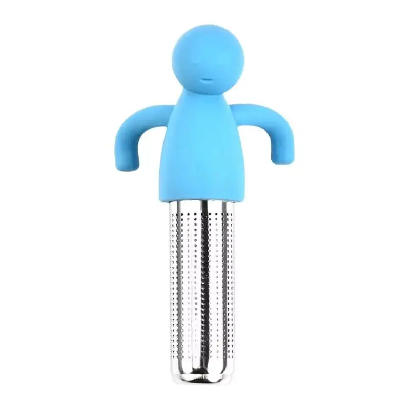 Human-Shaped Stainless Steel Tea Infuser | 6 Colors Tea Infuser Qme one size Blue