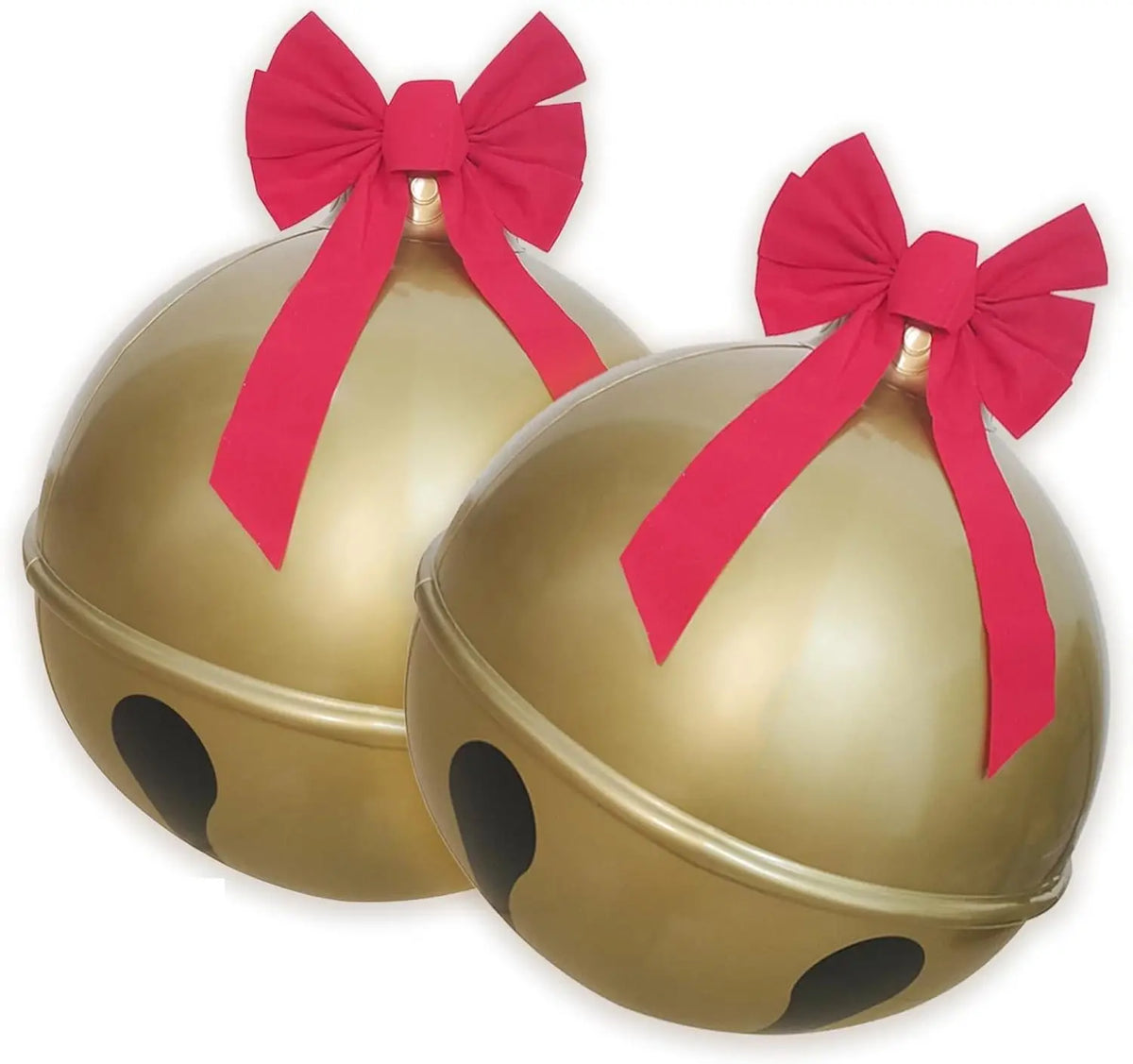 23-Pack 6-Inch Inflatable Christmas Balls with Bell Sound | Yard Decor Inflatable Christmas Decor Qme