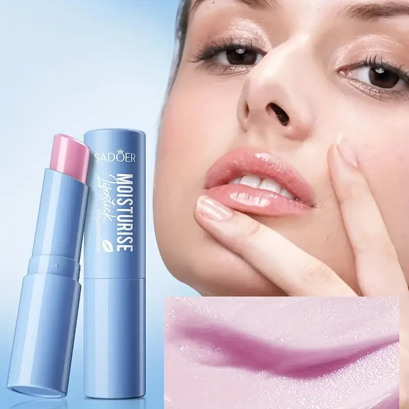 Hyaluronic Acid Lipstick – Hydrating Moisturizing Lip Color Moisturizing Lipstick Qme