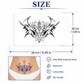 Temporary Belly Tattoo Sticker – Waterproof Easy Apply Temporary Tattoo Sticker Qme MM-001