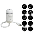2-in-1 Galaxy Projector Night Light | 9 Colors USB Starry Galaxy Night Projector Qme Style I