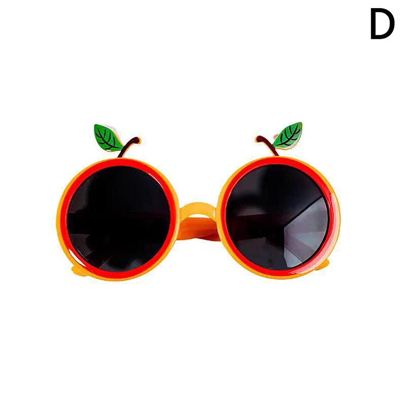 Tropical Fruit Shape Novelty Glasses – Pineapple & Strawberry Novelty Party Glasses Qme D