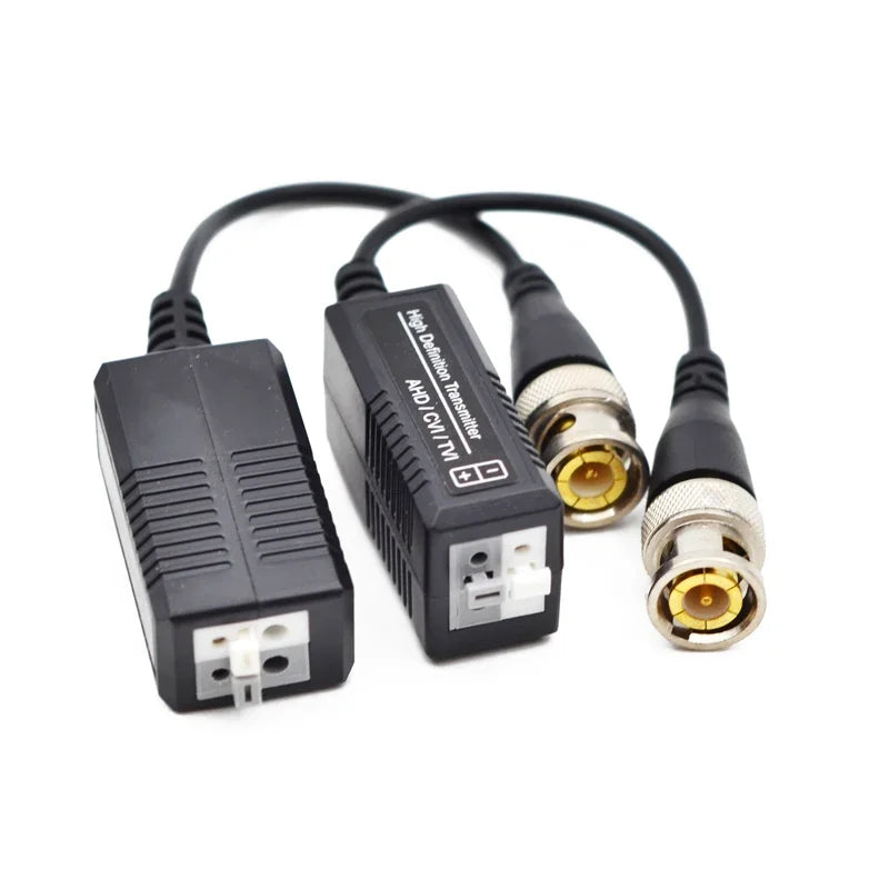 ESCAM Passive UTP Video Balun BNC Cat5 CCTV Transceiver 2-Pack UTP Video Balun Qme