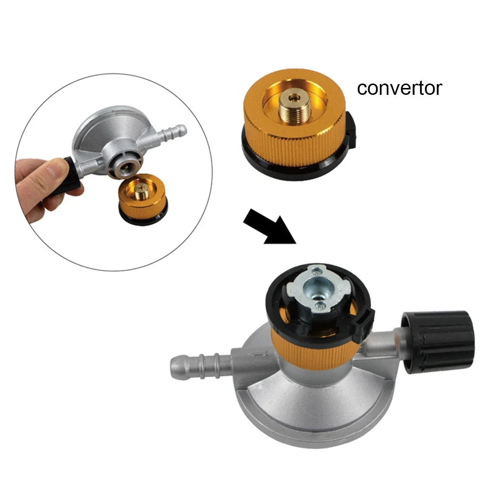 Adjustable Low Pressure Propane Gas Regulator | Metal, 4.92in Propane Gas Regulator Qme