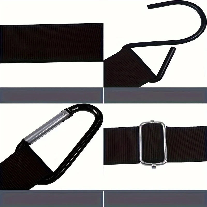 Windproof Car Cover Straps – Adjustable Fixation Belts (2 Pack) Car Cover Straps Qme