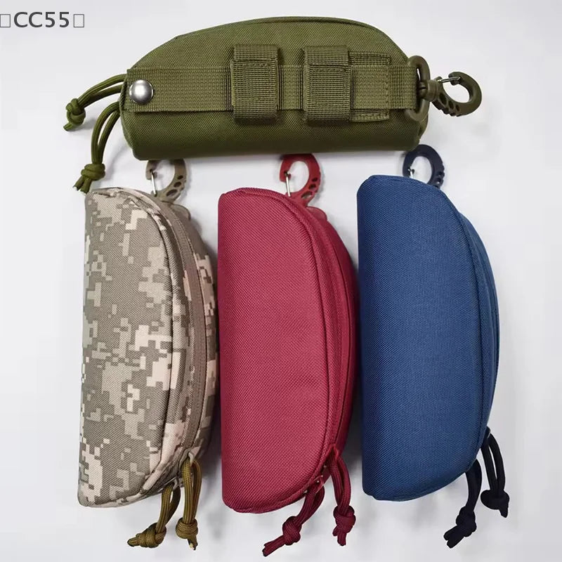 Tactical Hard Glasses Case – Shockproof Outdoor Eyewear Pouch Eyewear Case Qst