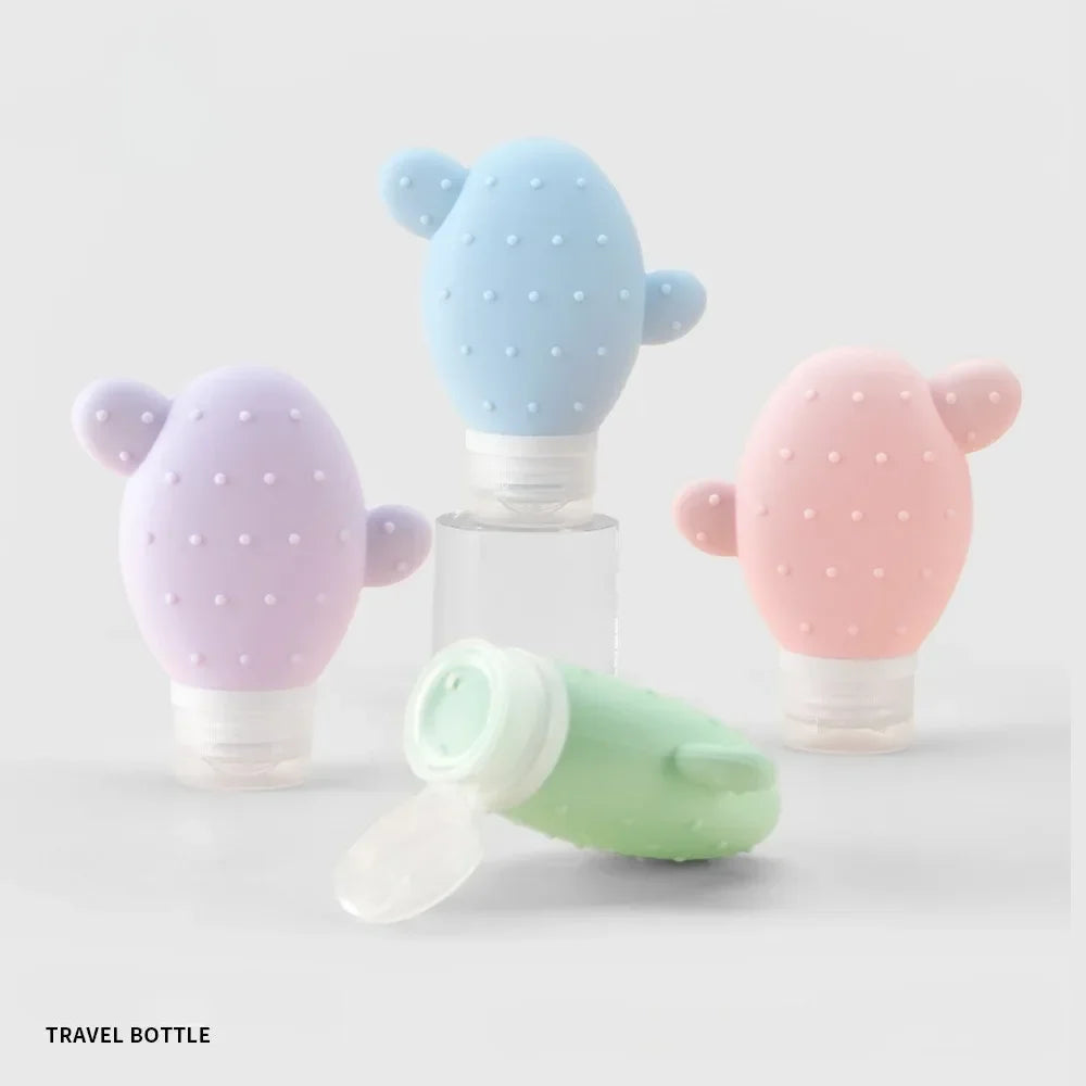 Silicone Travel Bottle Leakproof Refillable Squeeze Tube 90mL Travel Squeeze Bottle Qme