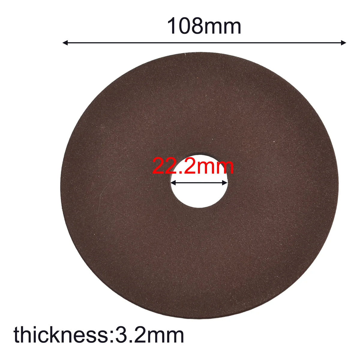 Chainsaw Sharpener Grinding Wheel Disc 108x3.2x22mm Chainsaw Sharpening Disc Qme