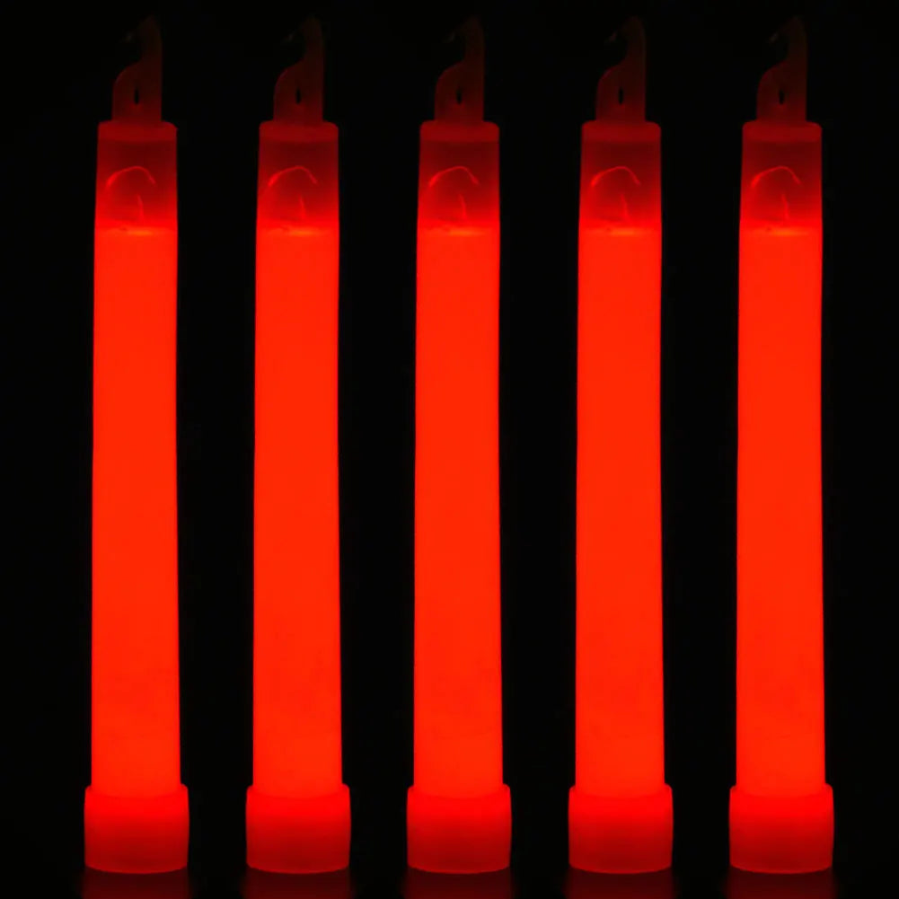 Waterproof Glow Sticks 10-Pack — Camping, Hiking & Emergency Outdoor Glow Sticks Qme