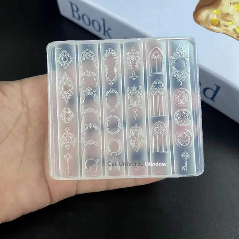 3D Silicone Nail Art Mold – European Retro Candlestick Nail Art Mold Qme Default Title