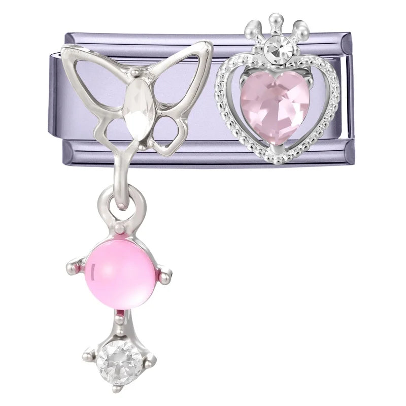 Zircon Starfish Butterfly Hand Chain Bracelet | Stainless Steel