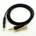 Audio-Technica ATH-M50X M40X Replacement Headphone Cable OFC Headphone Cable Qme black 1.5m