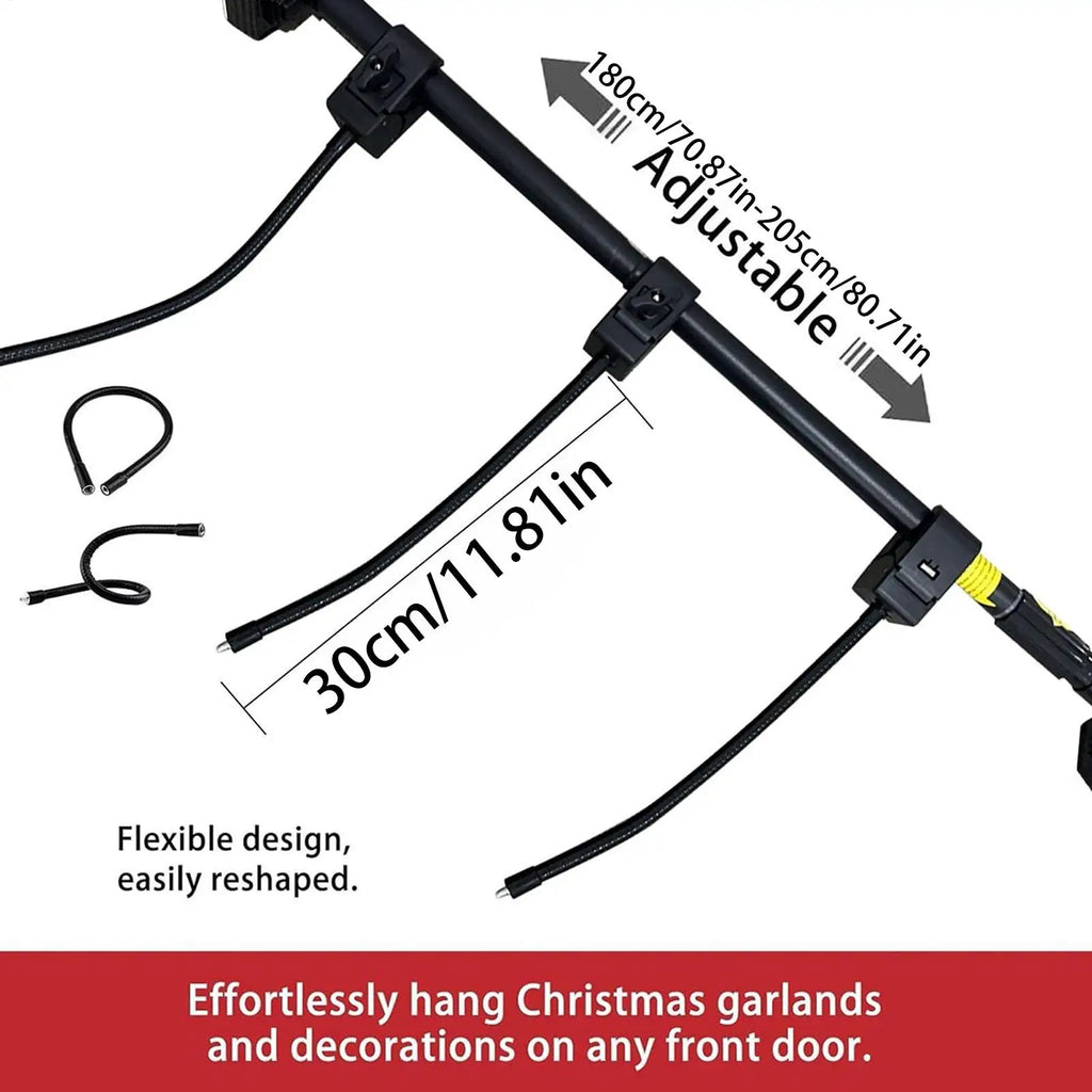 Adjustable Metal Garland Hanger for Door Frame | Holiday Decor Garland Door Hanger Qme