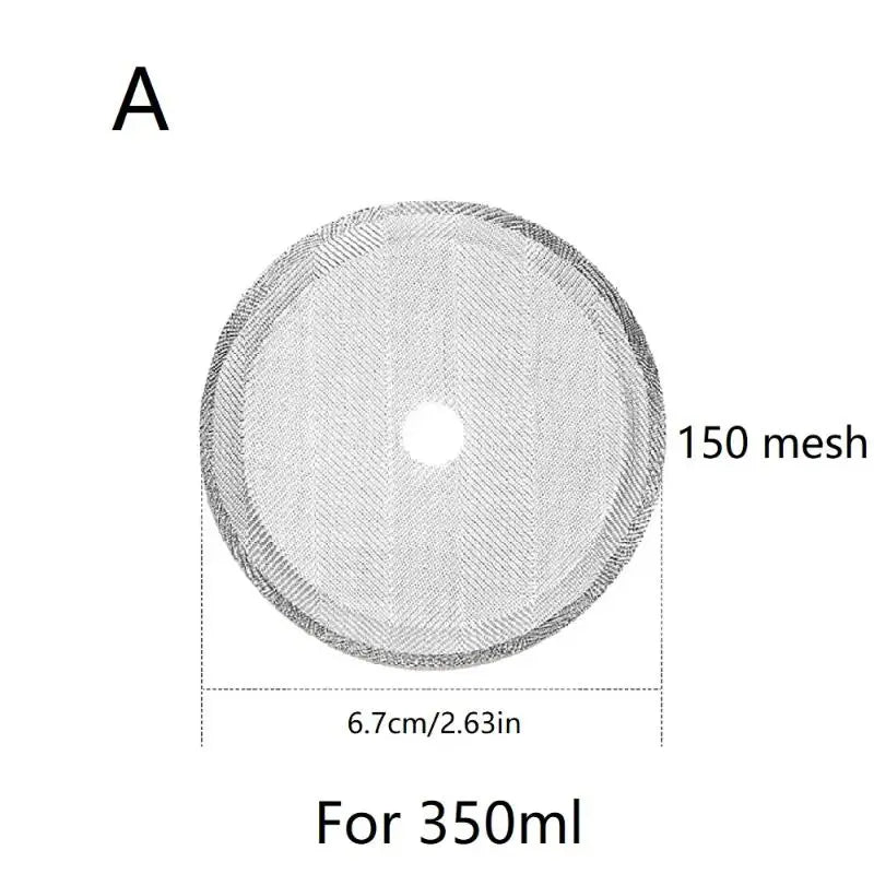 Reusable Stainless Steel French Press Filter Screen – Fine Mesh French Press Filter Qme A