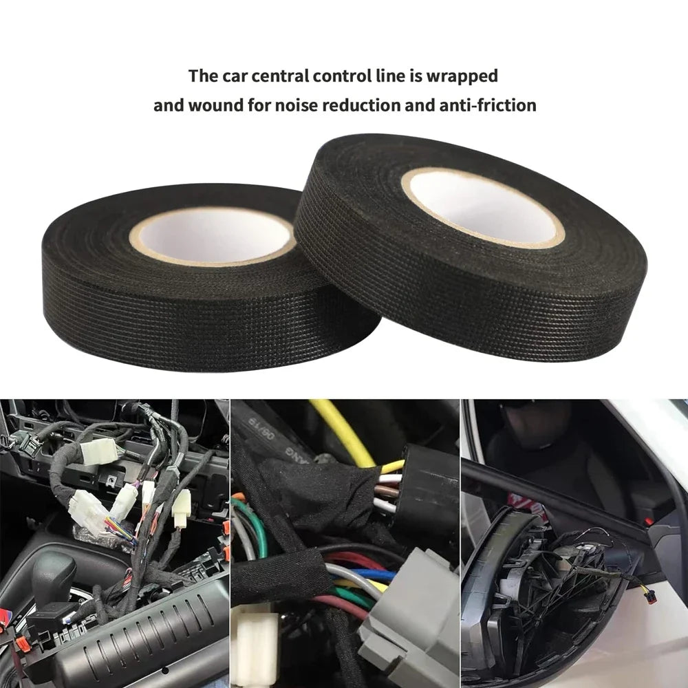 Heat Resistant Electrical Harness Tape | 9–25mm, 15m–25m Rolls Electrical Harness Tape Qme