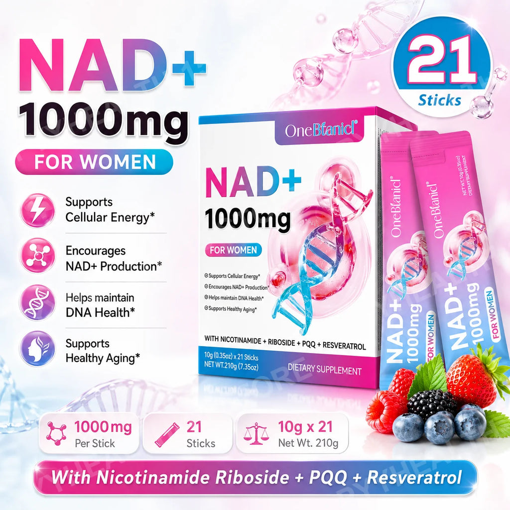 NAD+ Liquid Sticks – NR, PQQ, Quercetin & Resveratrol | 21 Sticks Wellness Supplement Qst