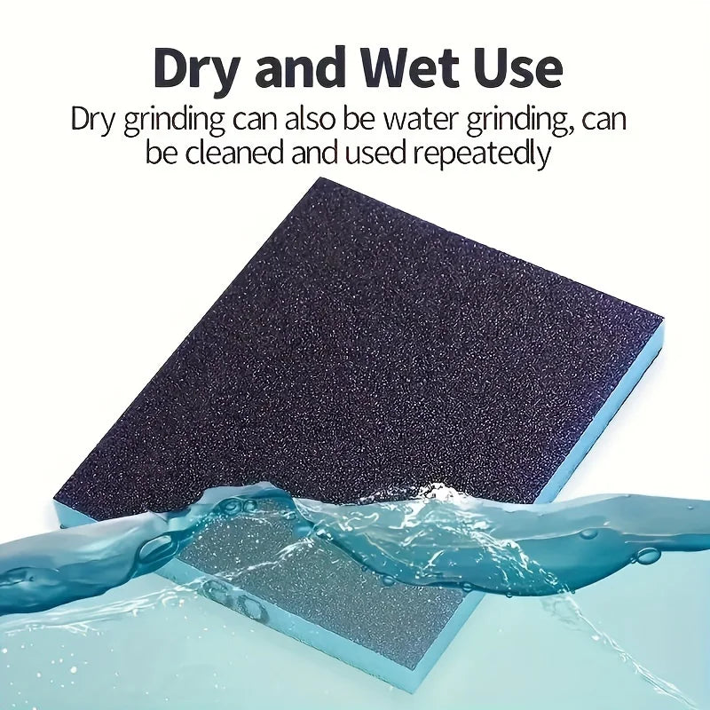 3-Piece Sanding Sponge Block Set – Coarse, Medium & Fine Grit Sanding Sponge Block Qme