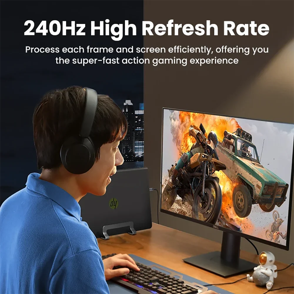 USB-C to HDMI 2.0 Cable 4K 60Hz | Thunderbolt 3 & 4 USB-C HDMI Cable Qme