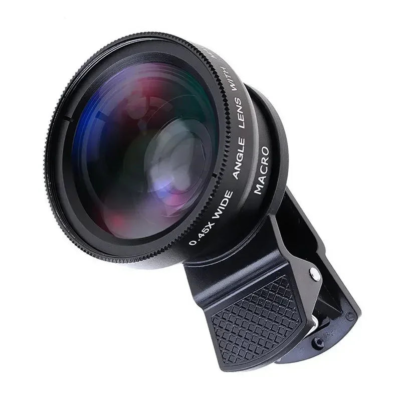 0.45x Wide Angle & 12.5x Macro HD Phone Camera Lens Kit Phone Camera Lens Qme