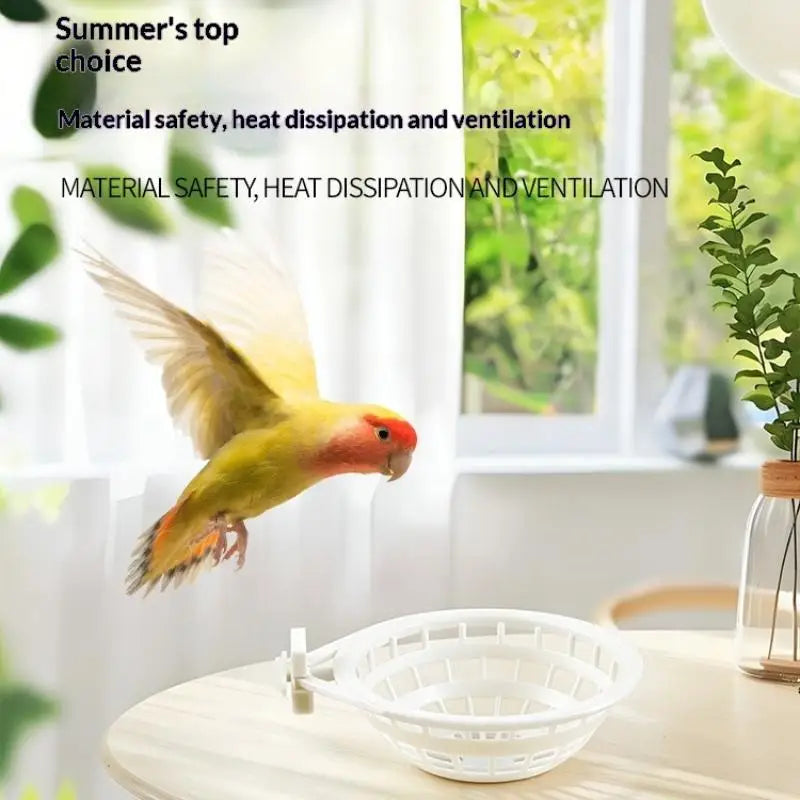 Plastic Bird Breeding Nest | Birdcage Hatching & Resting Box Bird Nesting Box Qme