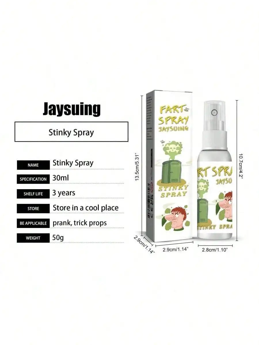 Prank Stink Spray – Concentrated Fart Smell Gag Gift Liquid Novelty Gag Spray Qme