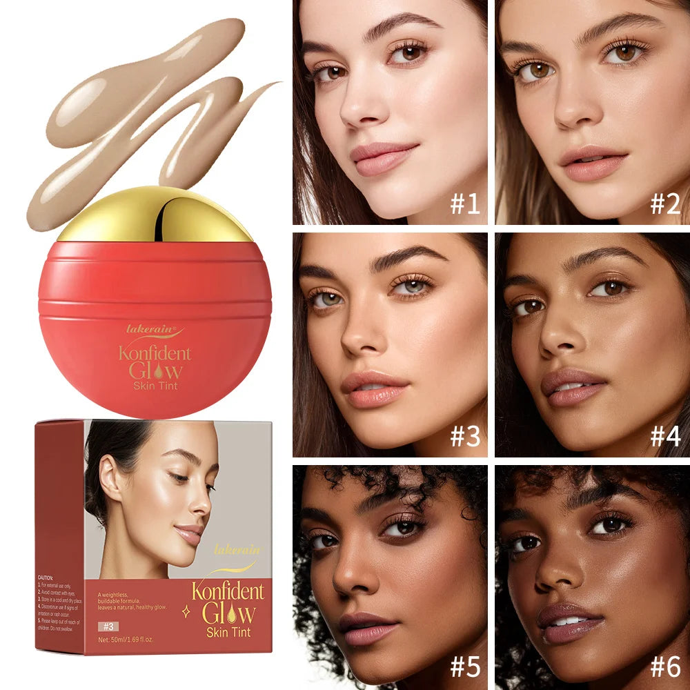 Lakerain Oil-Free Glass Skin Liquid Foundation – Even Tone Liquid Foundation Qst
