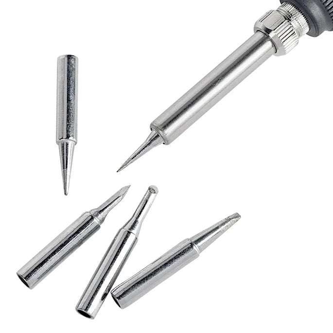 900M-T Copper Soldering Tips Set – I B K 3C 2 4D Shapes Soldering Tips Set Qme