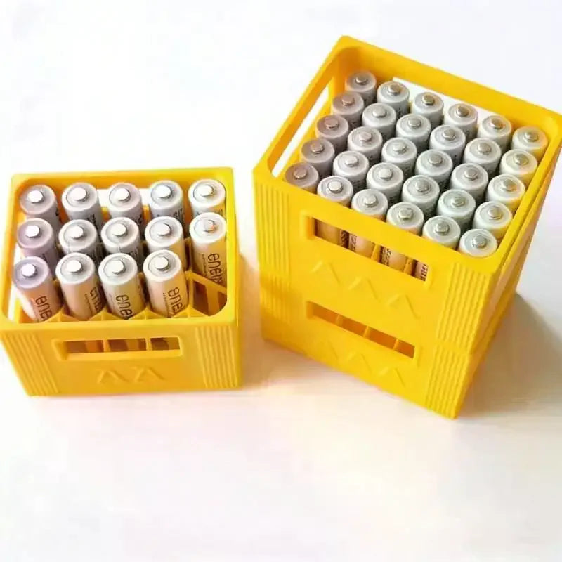 30/20 Compartment Plastic Battery Organizer Box | AA AAA Storage Battery Storage Organizer Qme