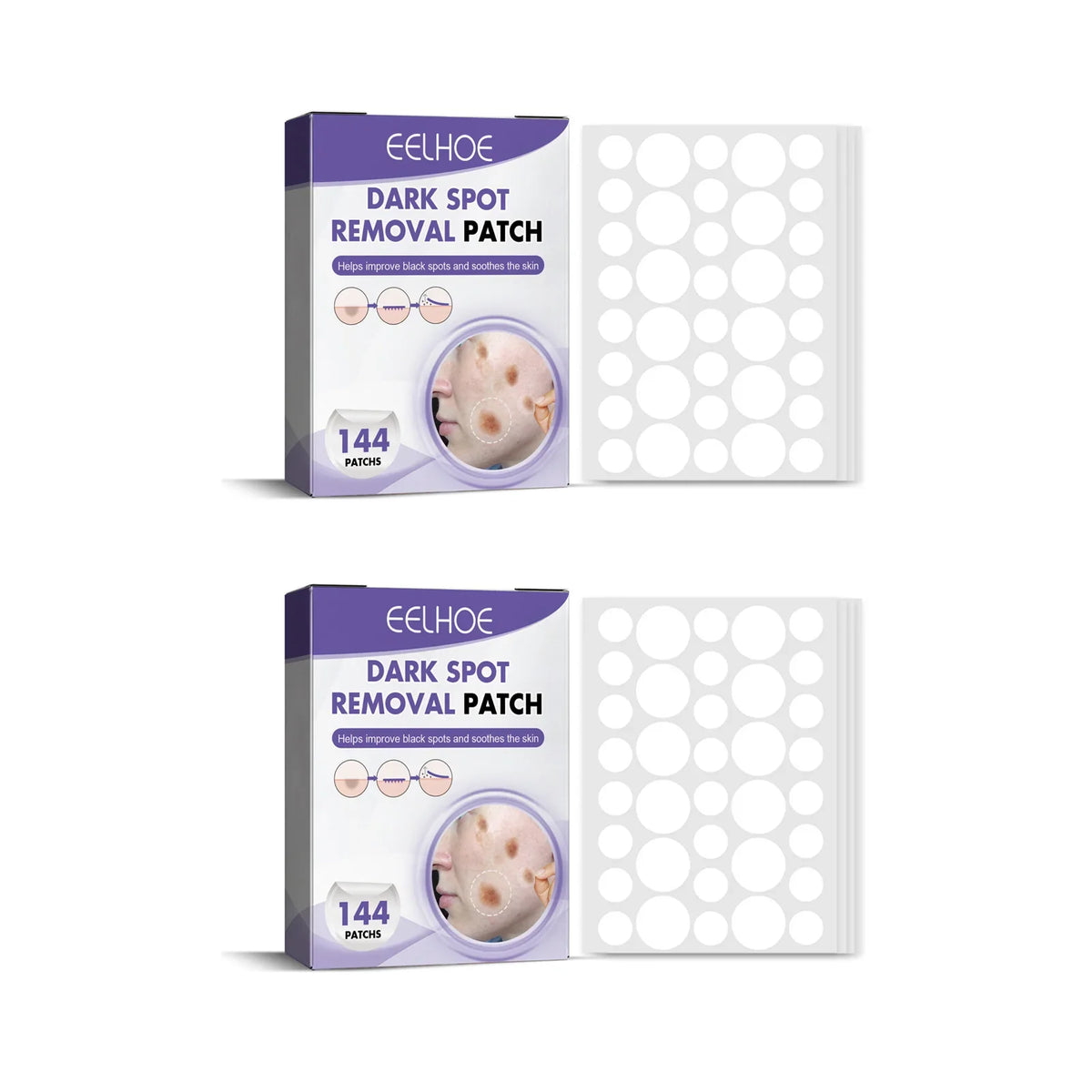 Dark Spot Correcting Patches & Acne Concealer – 4 Shades Acne Concealer Patch Qme 2 x 144pcs Boxed