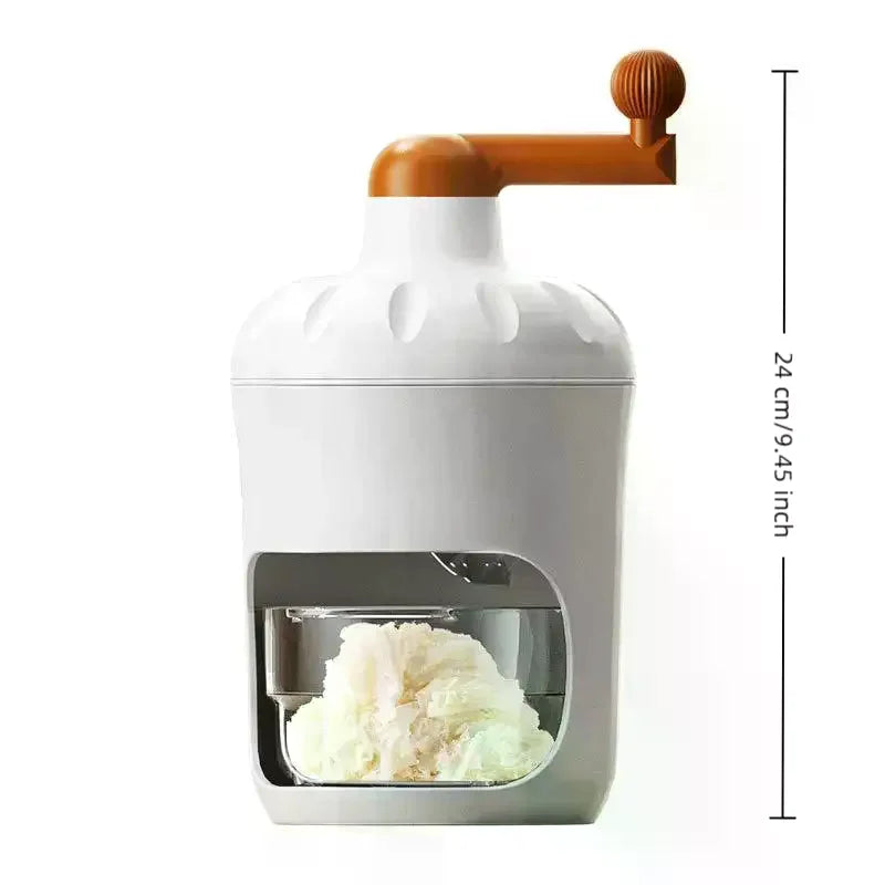 Manual Hand-Crank Shaved Ice Maker & Crusher Machine Ice Crusher Machine Qme