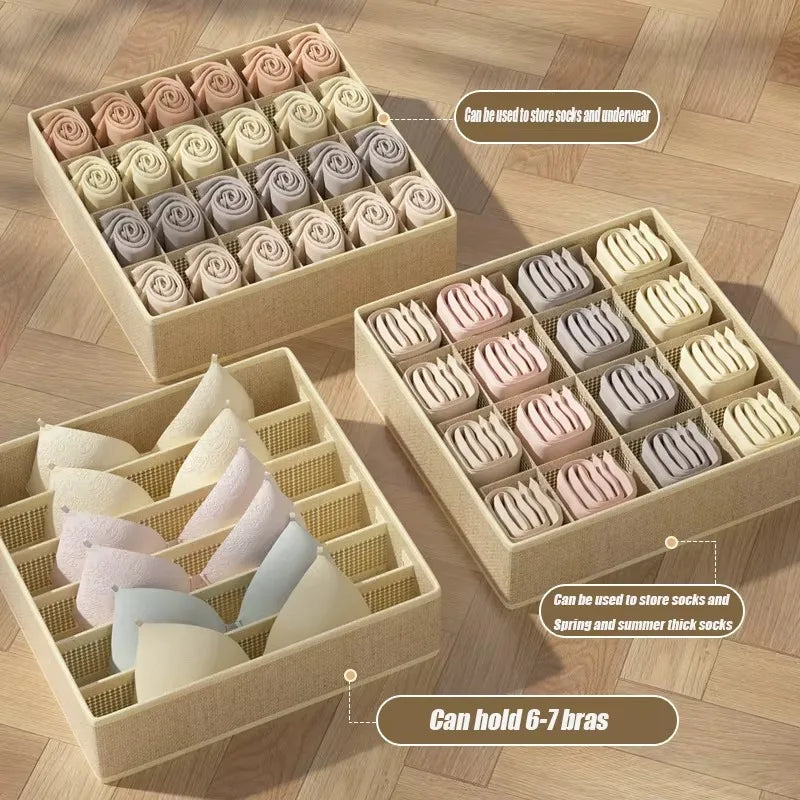 Non-Woven Fabric Underwear & Socks Drawer Storage Organizer Drawer Storage Organizer Qme