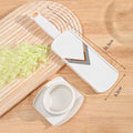 Multifunctional Vegetable Slicer Grater & Cabbage Shredder Vegetable Slicer Grater Qme White