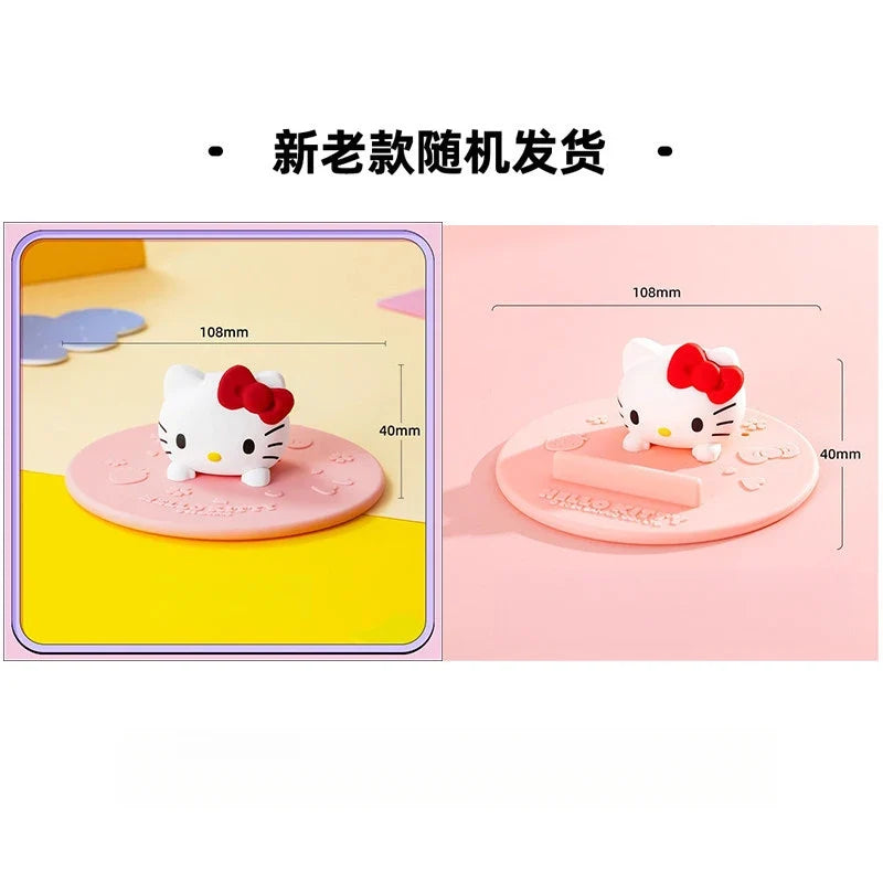 Hello Kitty Kuromi 3D Silicone Cup Lid – Universal Round Cover Silicone Cup Lid Qme 4 Random Design