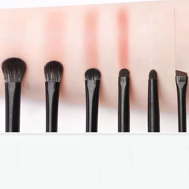 6-Piece Professional Eye Makeup Brush Set – Soft Bristle Eye Makeup Brush Set Qme