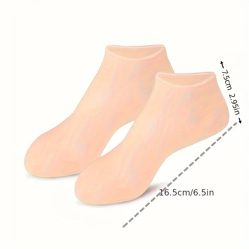 Moisturizing Silicone Gel Socks | Nourishing Foot Care Foot Care Socks Qme