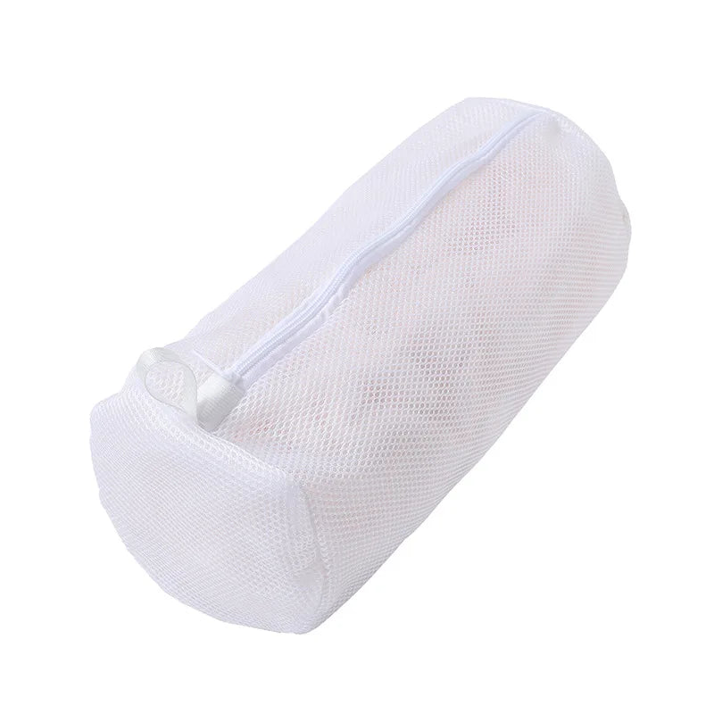Shoe Washing Mesh Bag – Anti-Deformation Laundry Protector Shoe Laundry Bag Qme white M