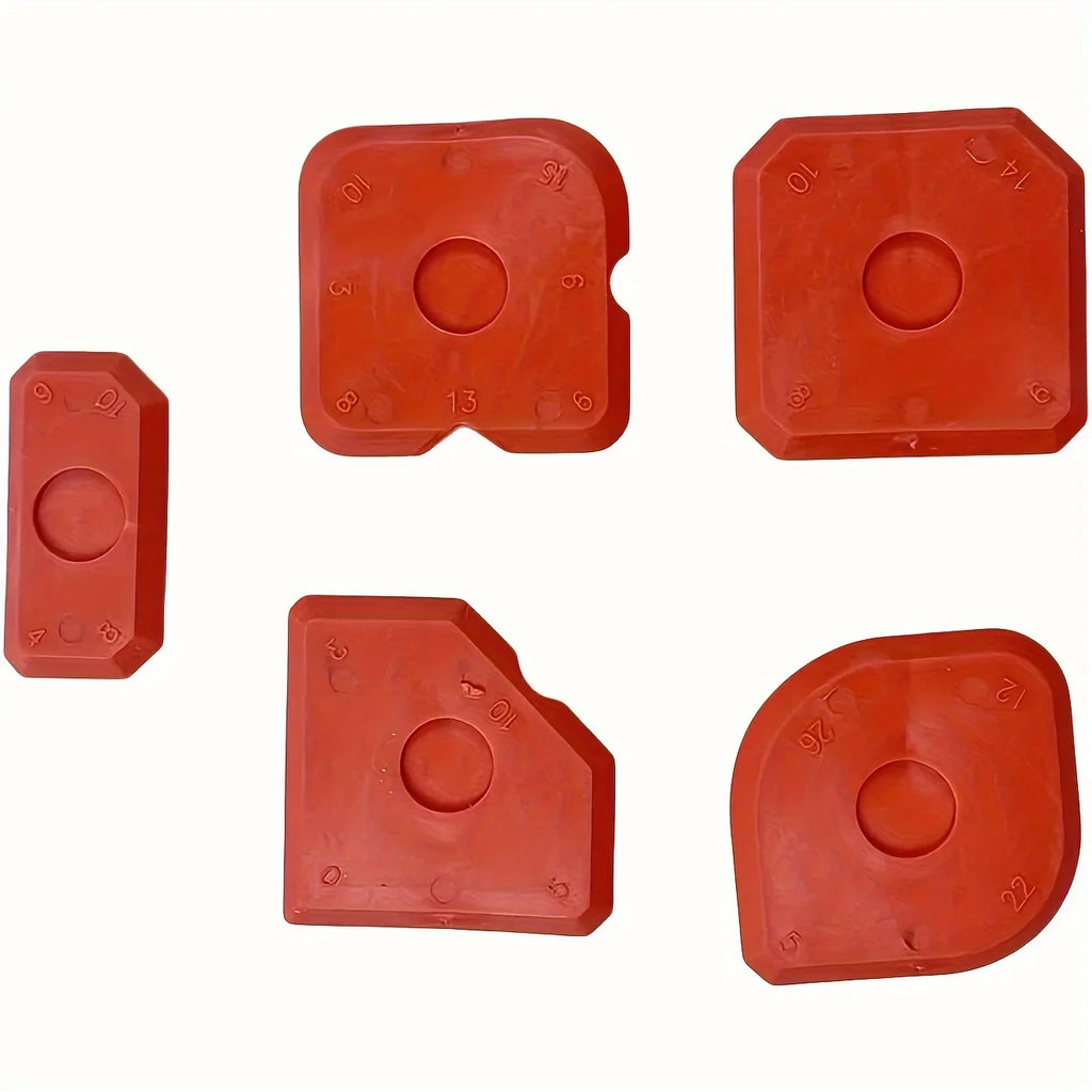 5-Piece Grouting Smoothing Trowel & Silicone Scraper Tool Kit Grouting Tool Kit Qme