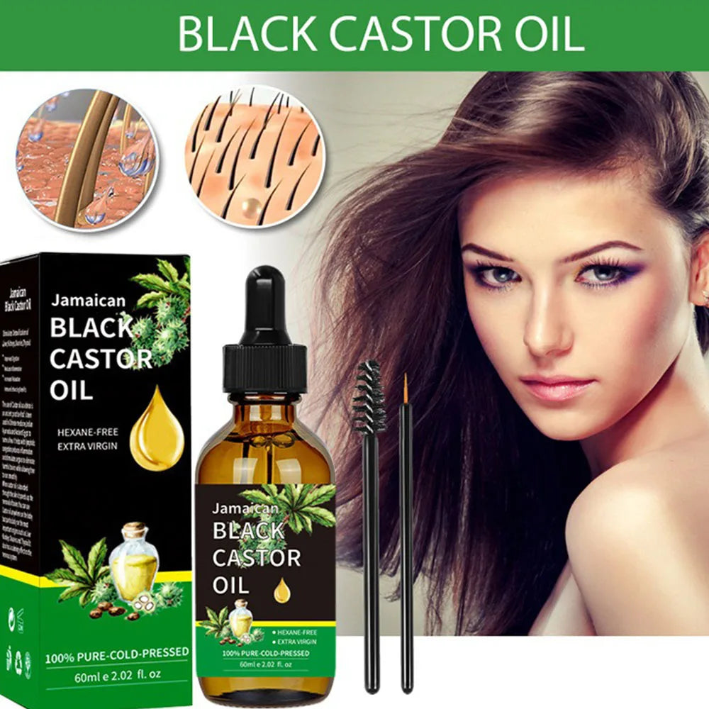 YOUNGCOME Organic Black Castor Oil – Hair & Skin 60ml Hair & Body Oil Qst