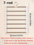 Multi-Layer Pants Hanger – Non-Slip Space-Saving Organizer Clothing Hanger Organizer Qme Seven strokes