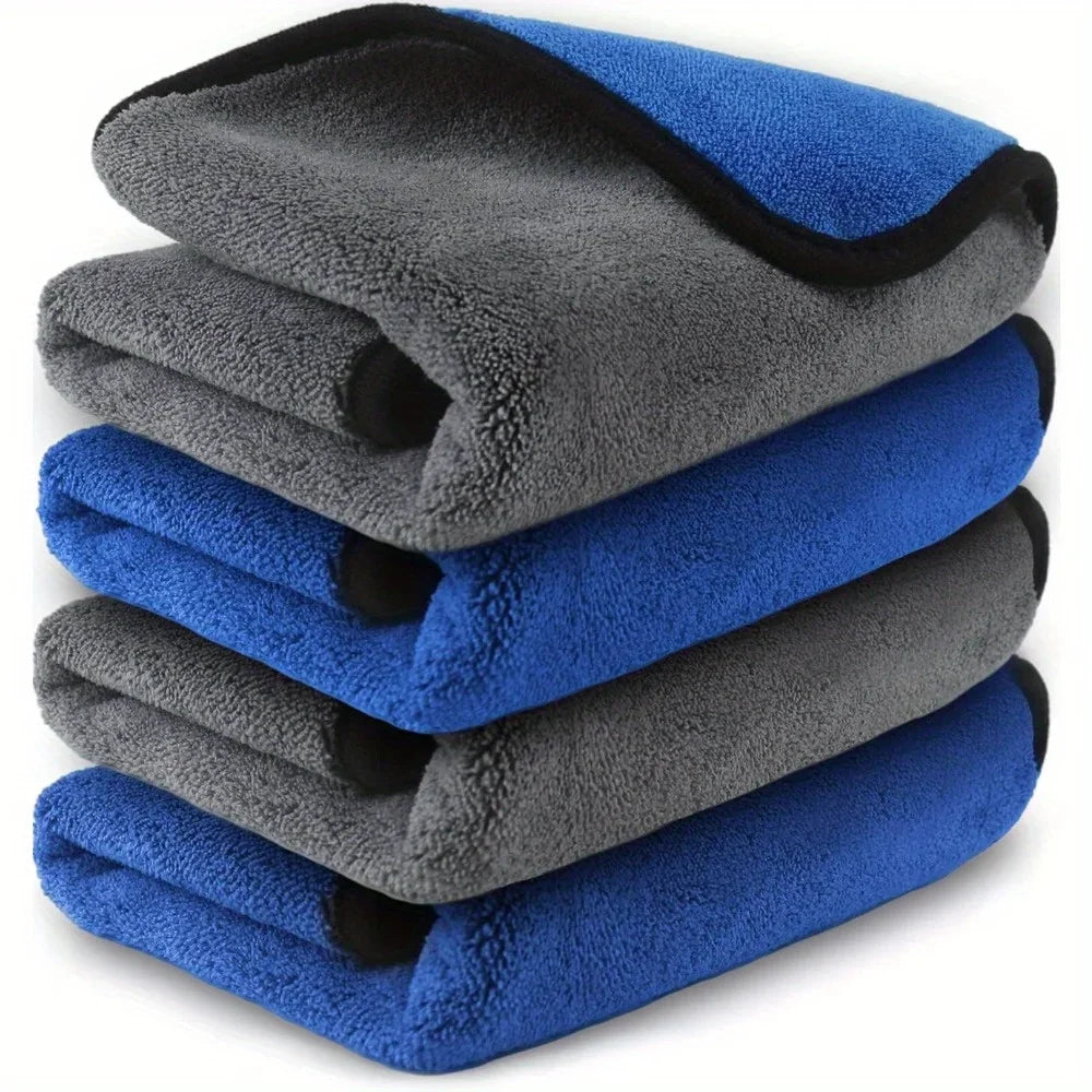 Ultra-Thick Cleaning Towels – Kitchen, Car & Multi-Use 4pcs Multi-Purpose Cleaning Towels Qme