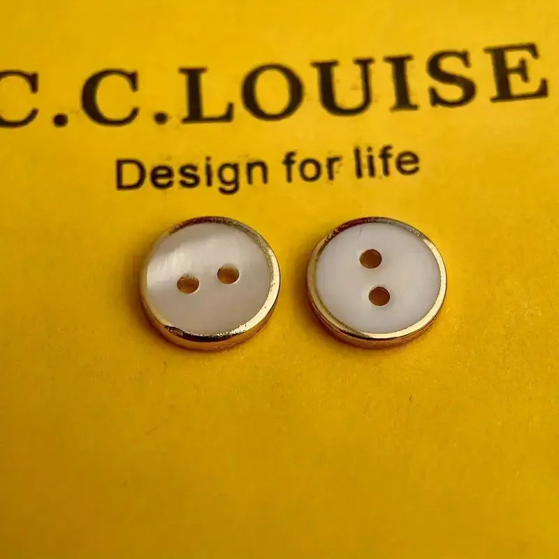 Resin Circular 2-Hole Sewing Buttons | DIY Craft Accessory Sewing Buttons Qme