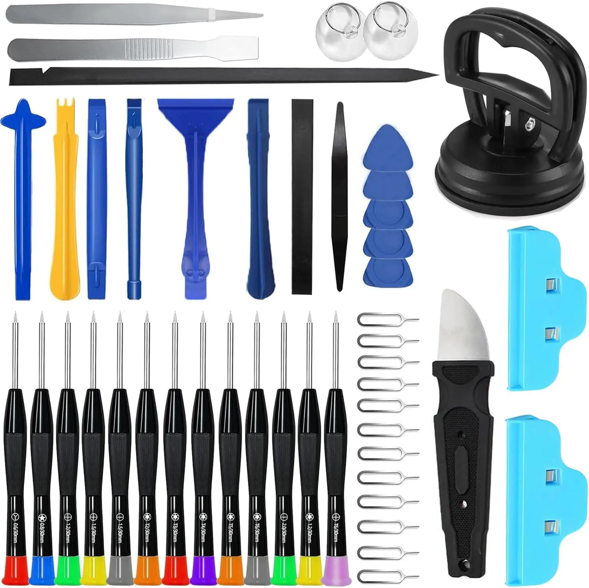 48-in-1 Precision Screwdriver Set – Phone & Electronics Repair Precision Repair Tool Kit Qme Blue