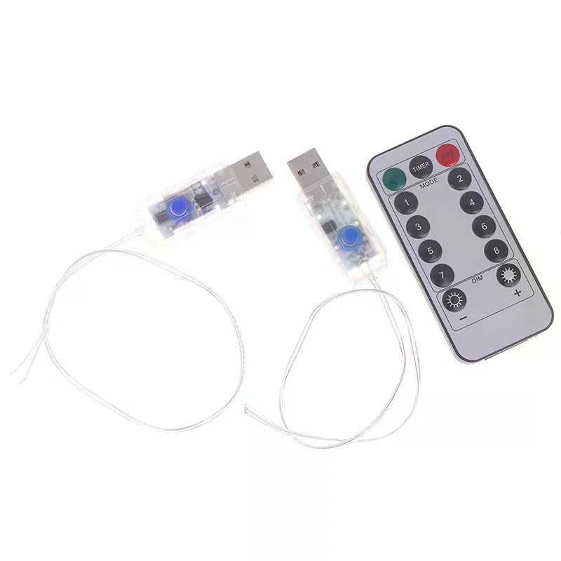 USB LED Strip Light Remote Controller – 8 Modes | Christmas LED Strip Controller Qme