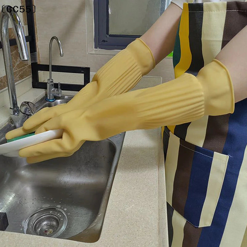Rubber Household Gloves – Dishwashing, Cleaning & Laundry Household Cleaning Gloves Qst