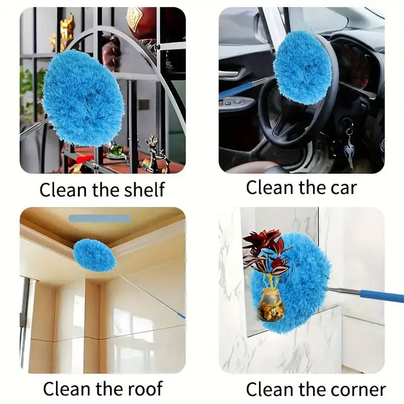 Ceiling Fan Duster Brush – Extendable Long Handle Home Cleaner Ceiling Fan Duster Qme