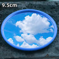 Portable Round Convex Makeup Mirror – Handheld Photo Prop Handheld Makeup Mirror Qme A2