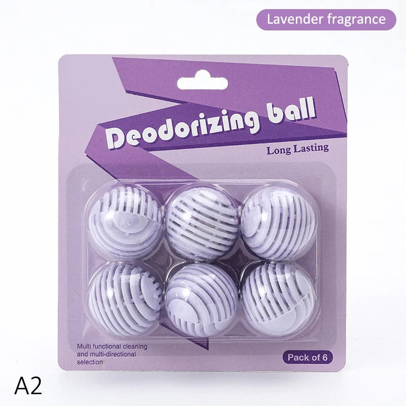 Long-Lasting Aromatic Deodorizer Freshener Balls – 11 Colors Aromatic Deodorizer Ball Qme A2
